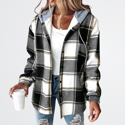 Elysia - Cozy Check Jacket