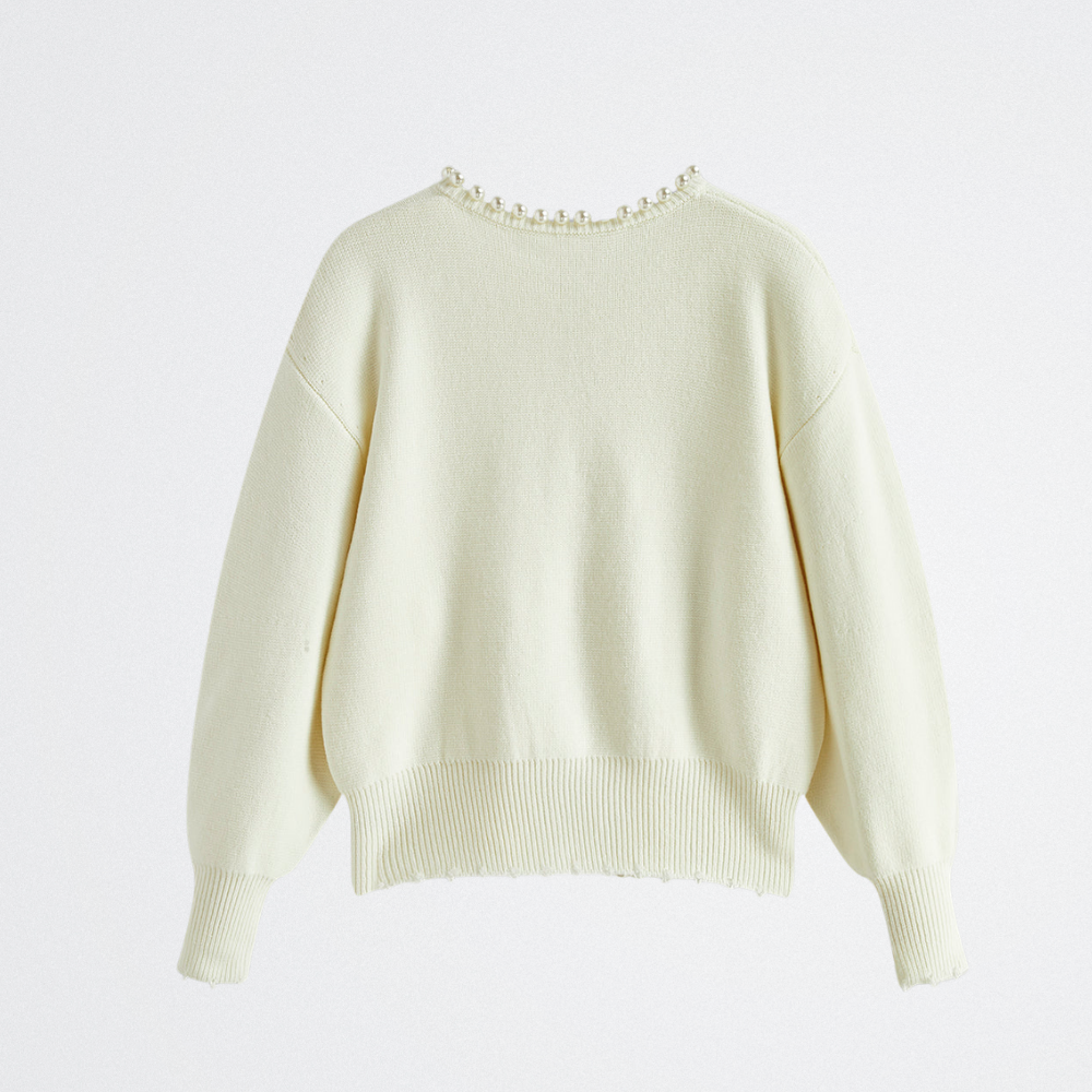 Lucille - Classic Pearl Cardigan