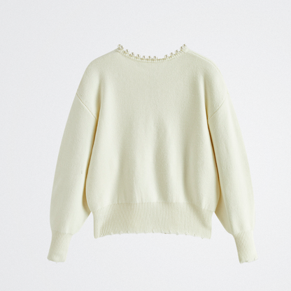 Lucille - Classic Pearl Cardigan