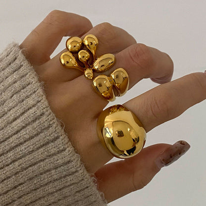 Fitton - Gold Bubble Modern Ring
