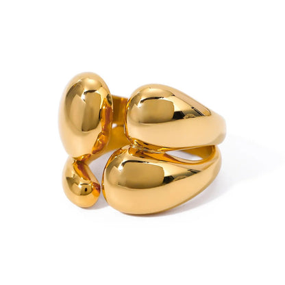 Fitton - Gold Bubble Modern Ring