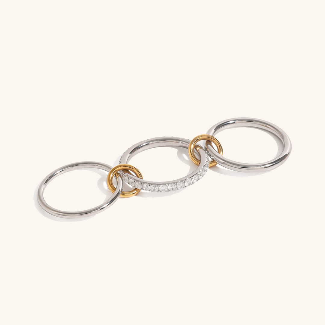 Marion - Stainless Diamond Ring