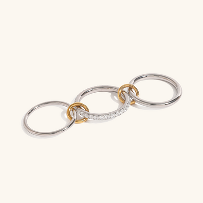 Marion - Stainless Diamond Ring