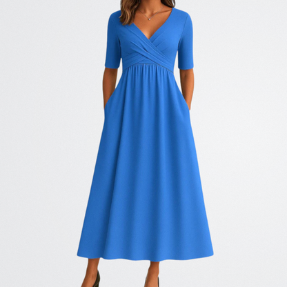 Isadora - Elegant V-Neck Dress