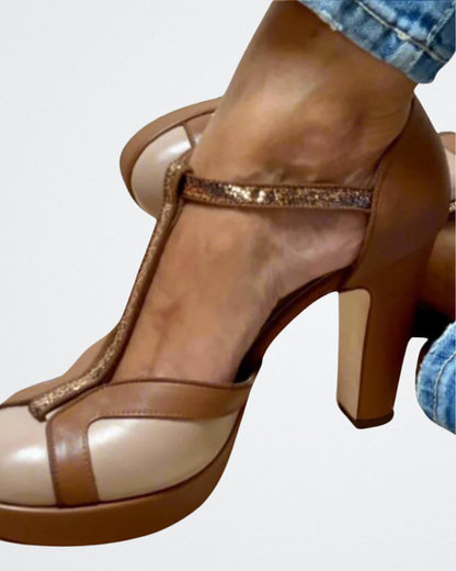 Sophia - Retro Gloss Heels