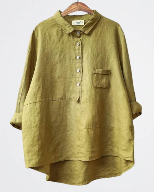 Lila - Earthy Linen Top