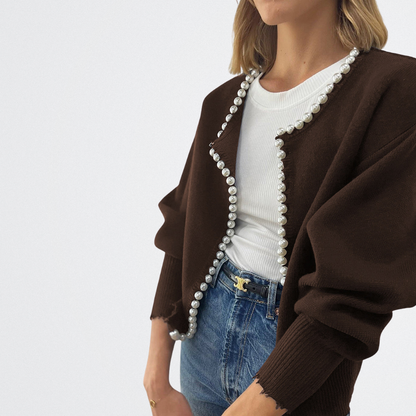 Lucille - Classic Pearl Cardigan