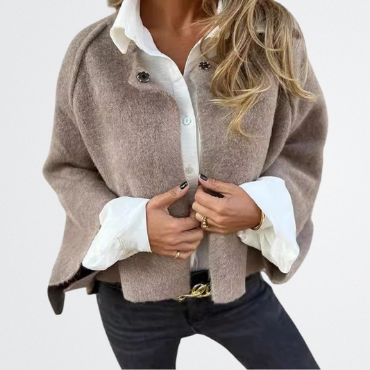 Elara - Buttoned Cape