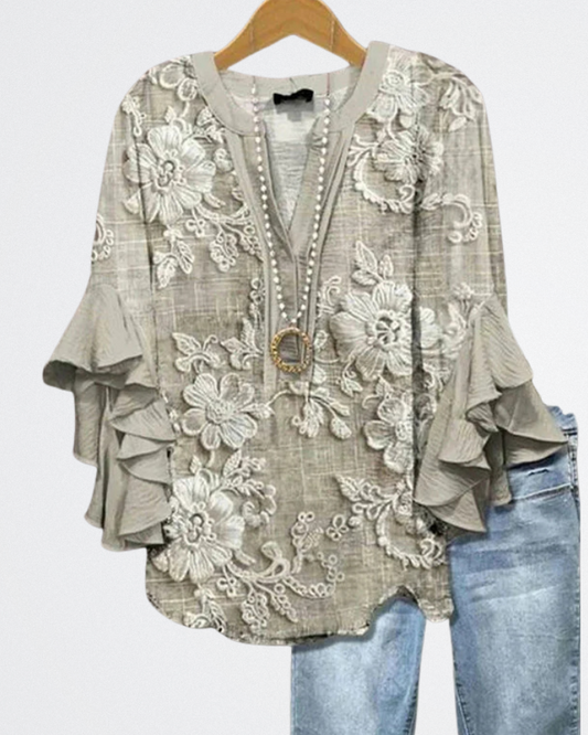Violeta | VINTAGE FLORAL PRINT BLOUSE