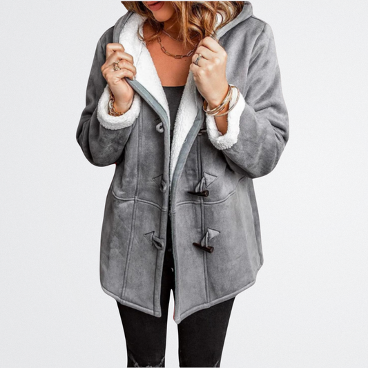 Evelina - Soft Touch Hooded Coat