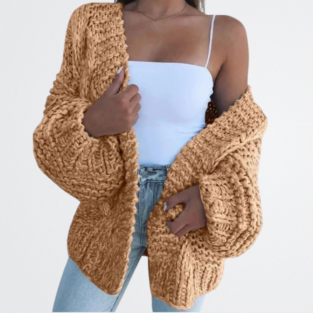 Alina - Oversized Knitwear Cardigan