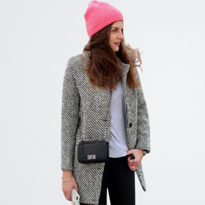 Adira - City-Chic Tweed Coat