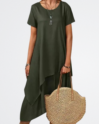 Calindra -  Asymmetrical Summer Dress