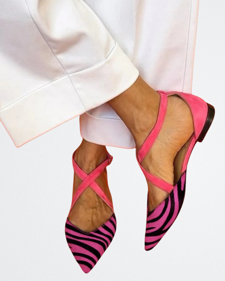Poppy - Bold Safari Flats