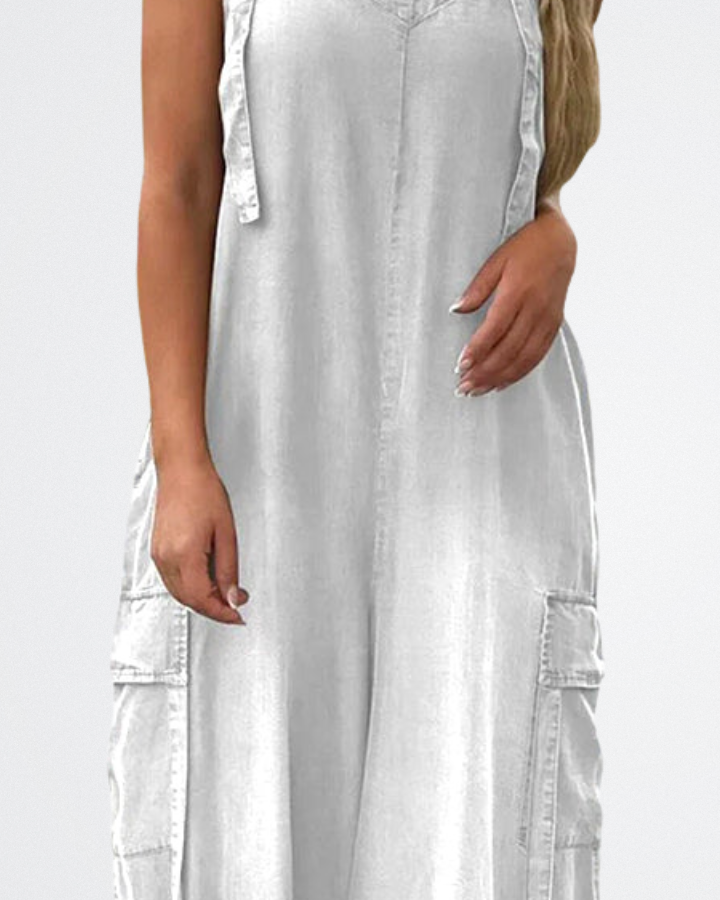 Claire - Soft Wash Loose Jumpsuit