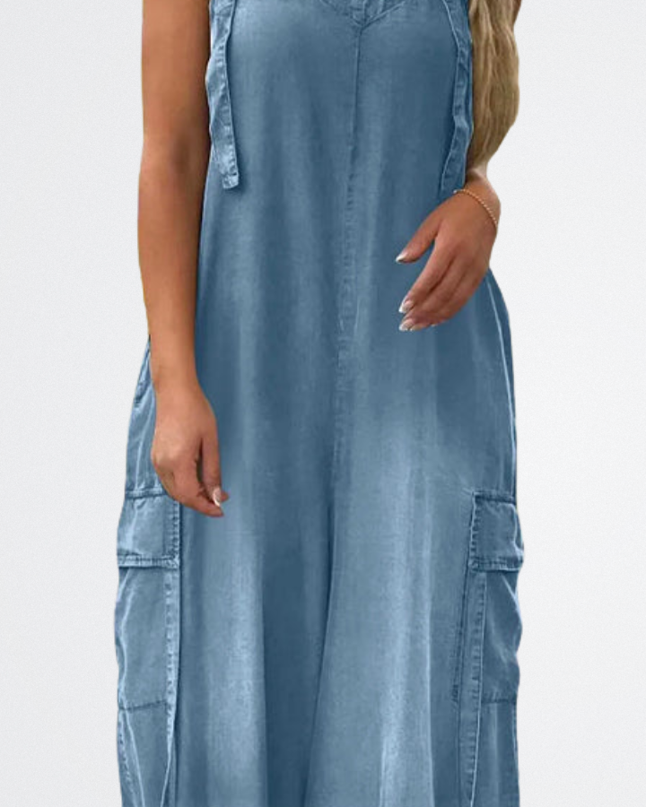 Claire - Soft Wash Loose Jumpsuit