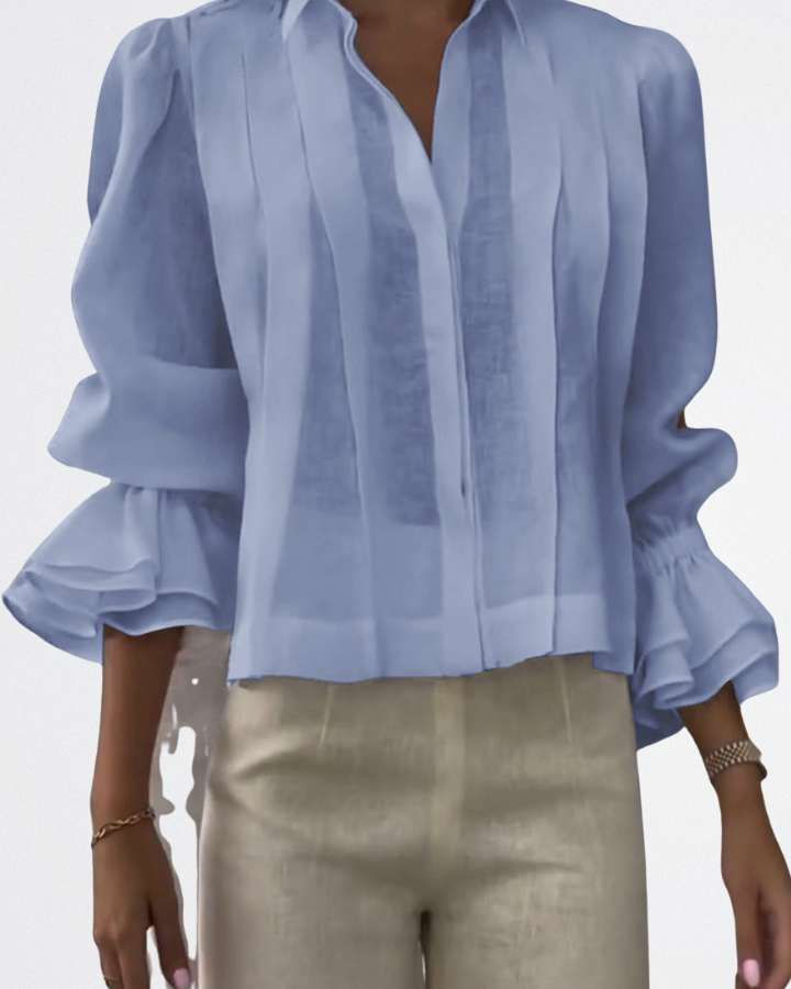 Serafina - Elegant Sheer Blouse