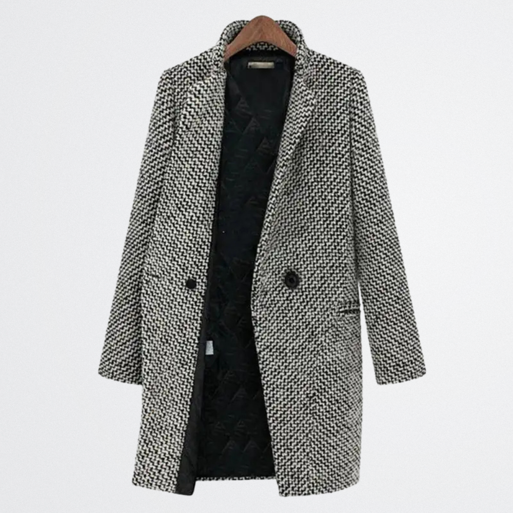 Adira - City-Chic Tweed Coat