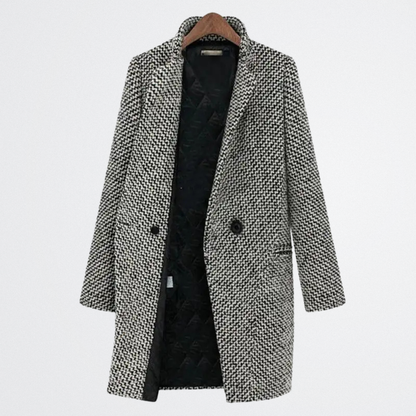 Adira - City-Chic Tweed Coat