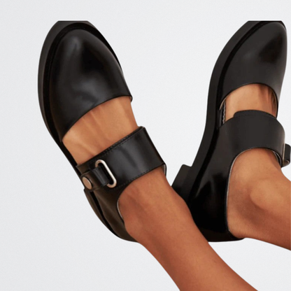 Anna - Polished Buckle Flats