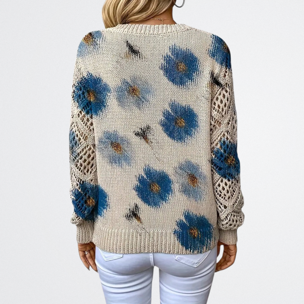 Solara - Wildflower Knit Sweater