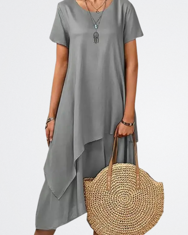 Calindra -  Asymmetrical Summer Dress