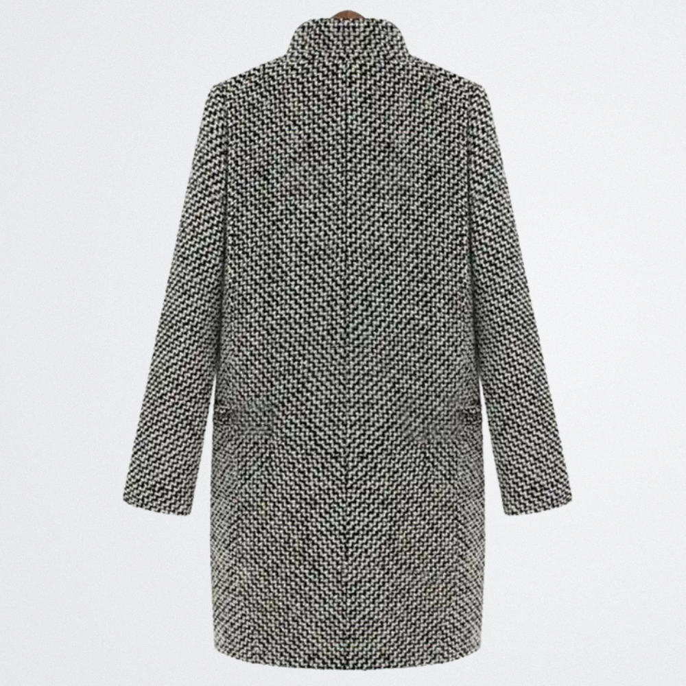 Adira - City-Chic Tweed Coat