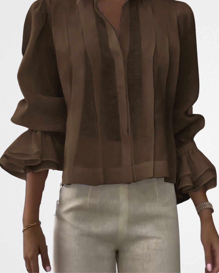 Serafina - Elegant Sheer Blouse