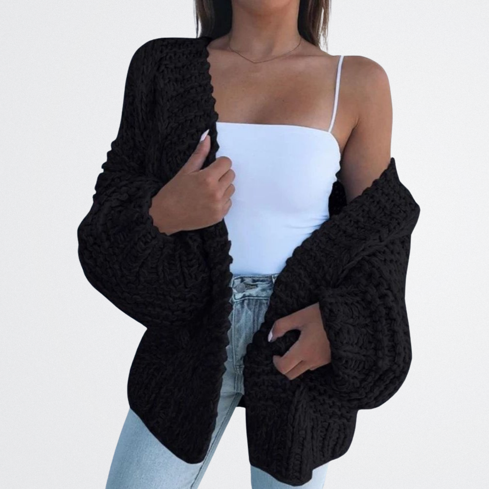 Alina - Oversized Knitwear Cardigan