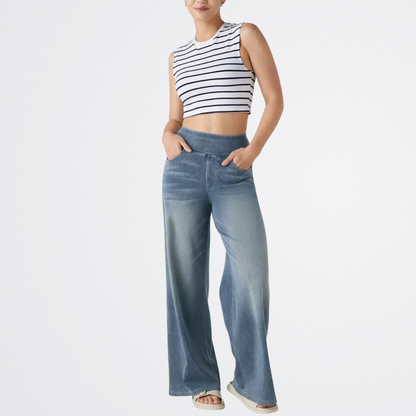 Thalia - Relaxed Wide-Leg Jeans