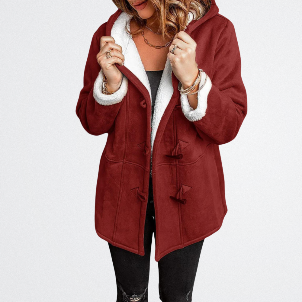 Evelina - Soft Touch Hooded Coat