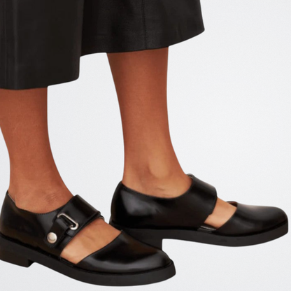 Anna - Polished Buckle Flats