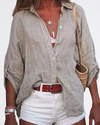 Zaira - Effortless Beach Shirt