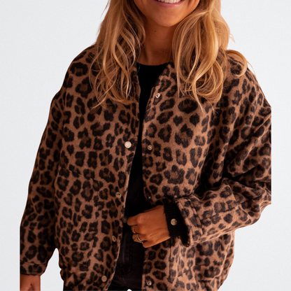 Brielle - Cozy Leopard Jacket