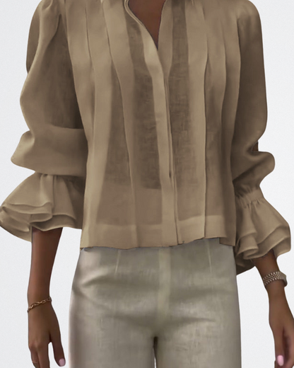 Serafina - Elegant Sheer Blouse