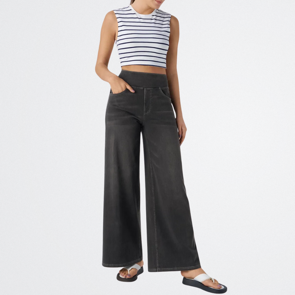 Thalia - Relaxed Wide-Leg Jeans