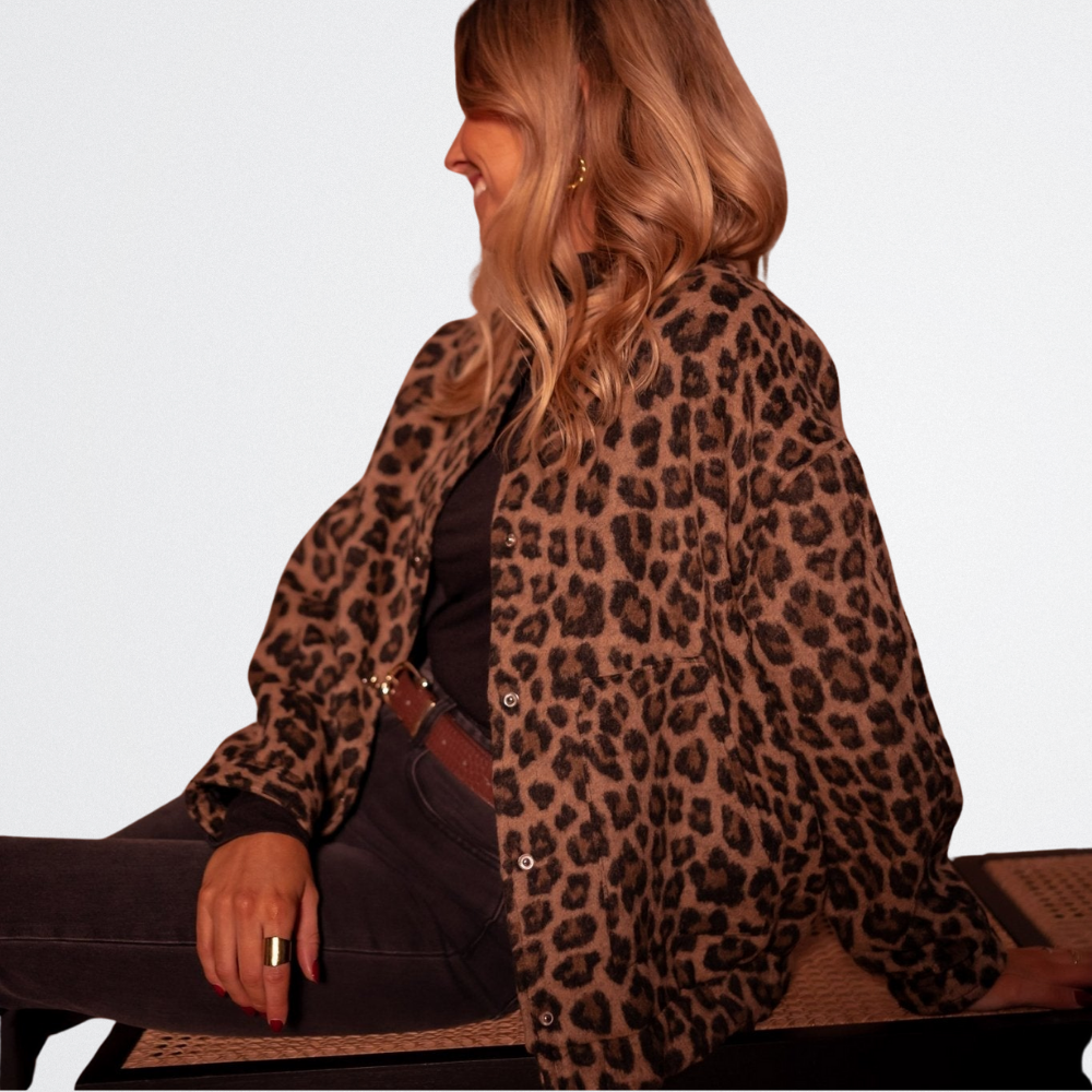 Brielle - Cozy Leopard Jacket