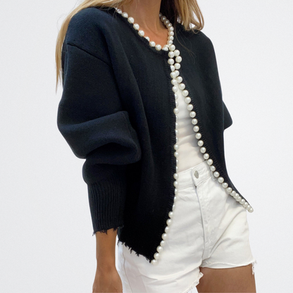 Lucille - Classic Pearl Cardigan