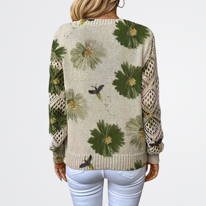 Solara - Wildflower Knit Sweater