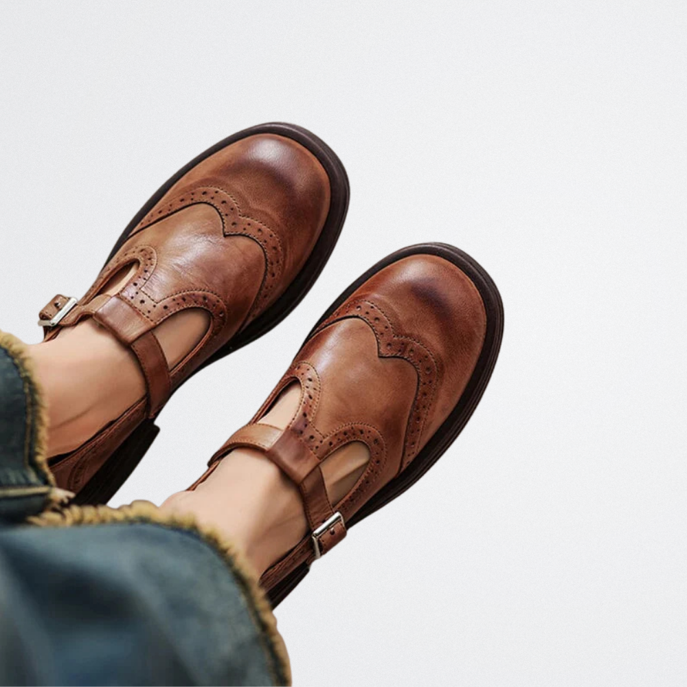 Seraya - Retro Brogue Mary Jane