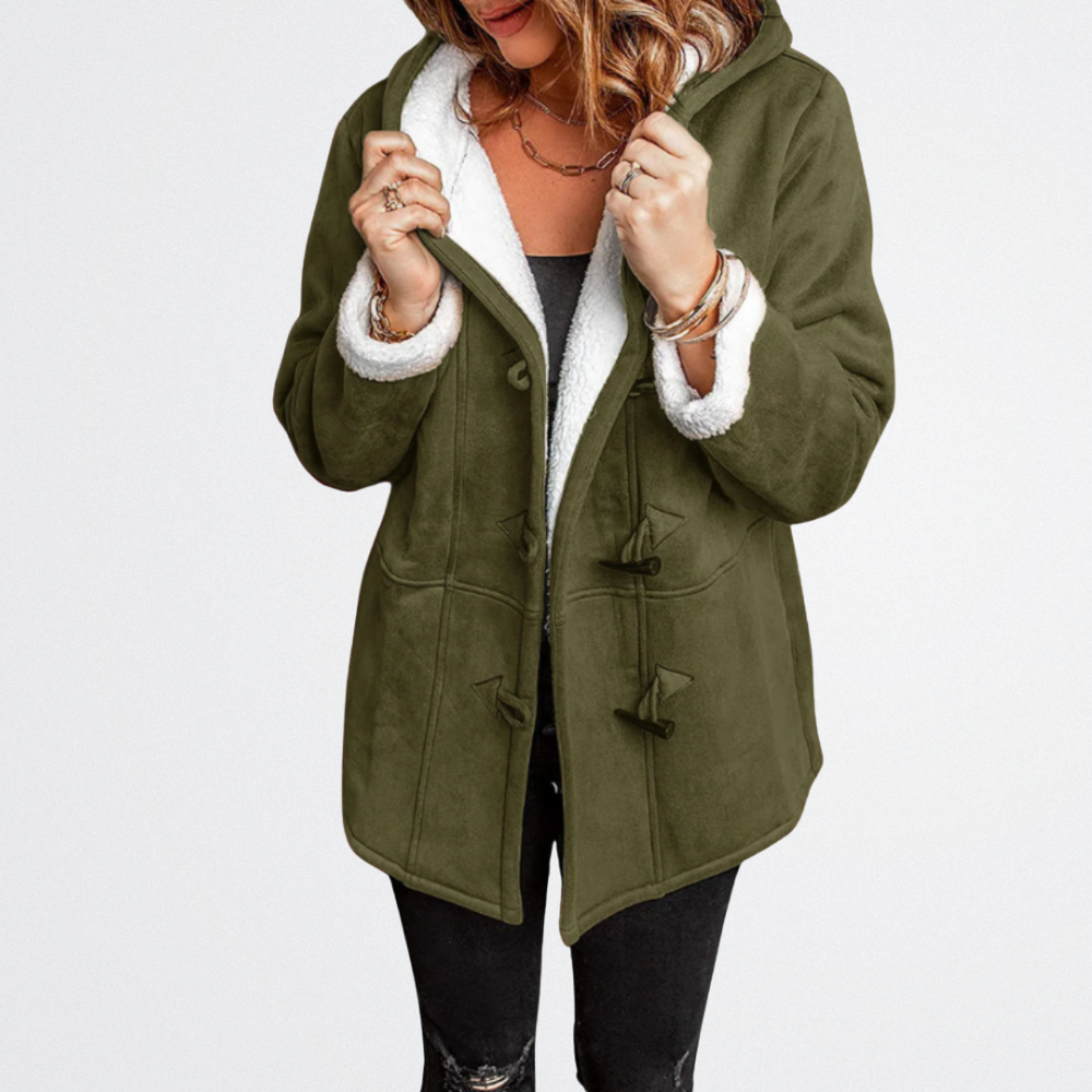 Evelina - Soft Touch Hooded Coat