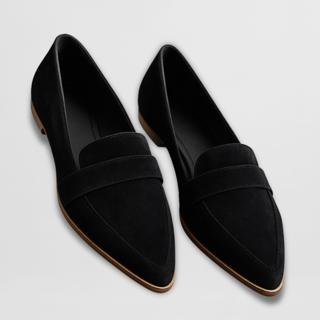 Avery - Minimalist Suede Loafers