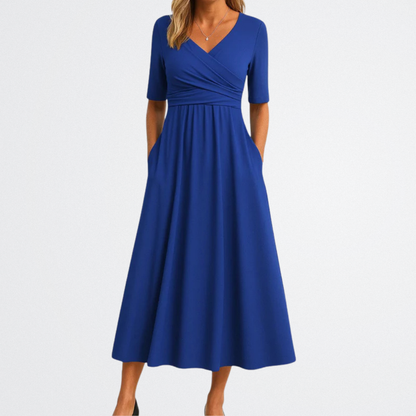 Isadora - Elegant V-Neck Dress