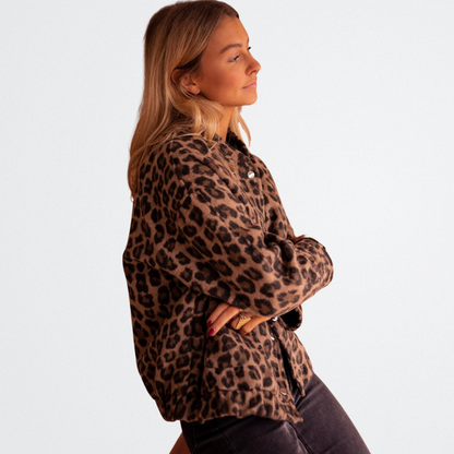 Brielle - Cozy Leopard Jacket