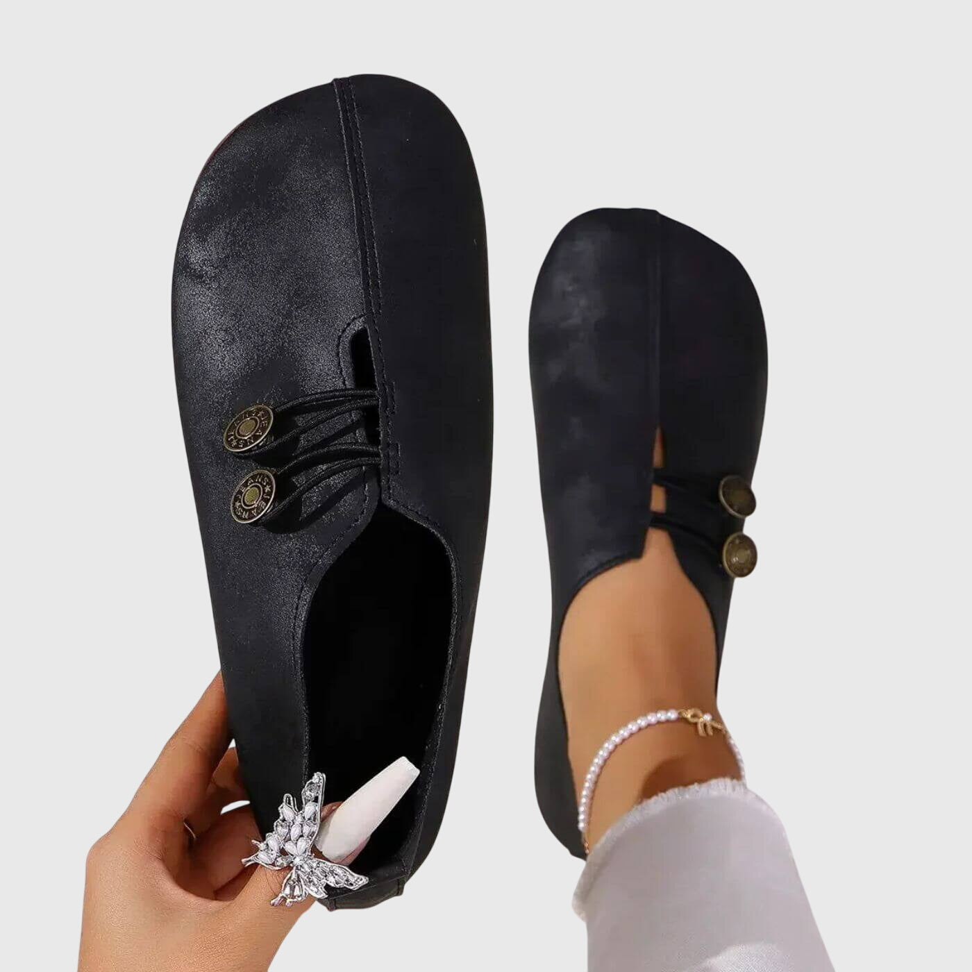 Teresa™ | Orthopedic Leather Shoes