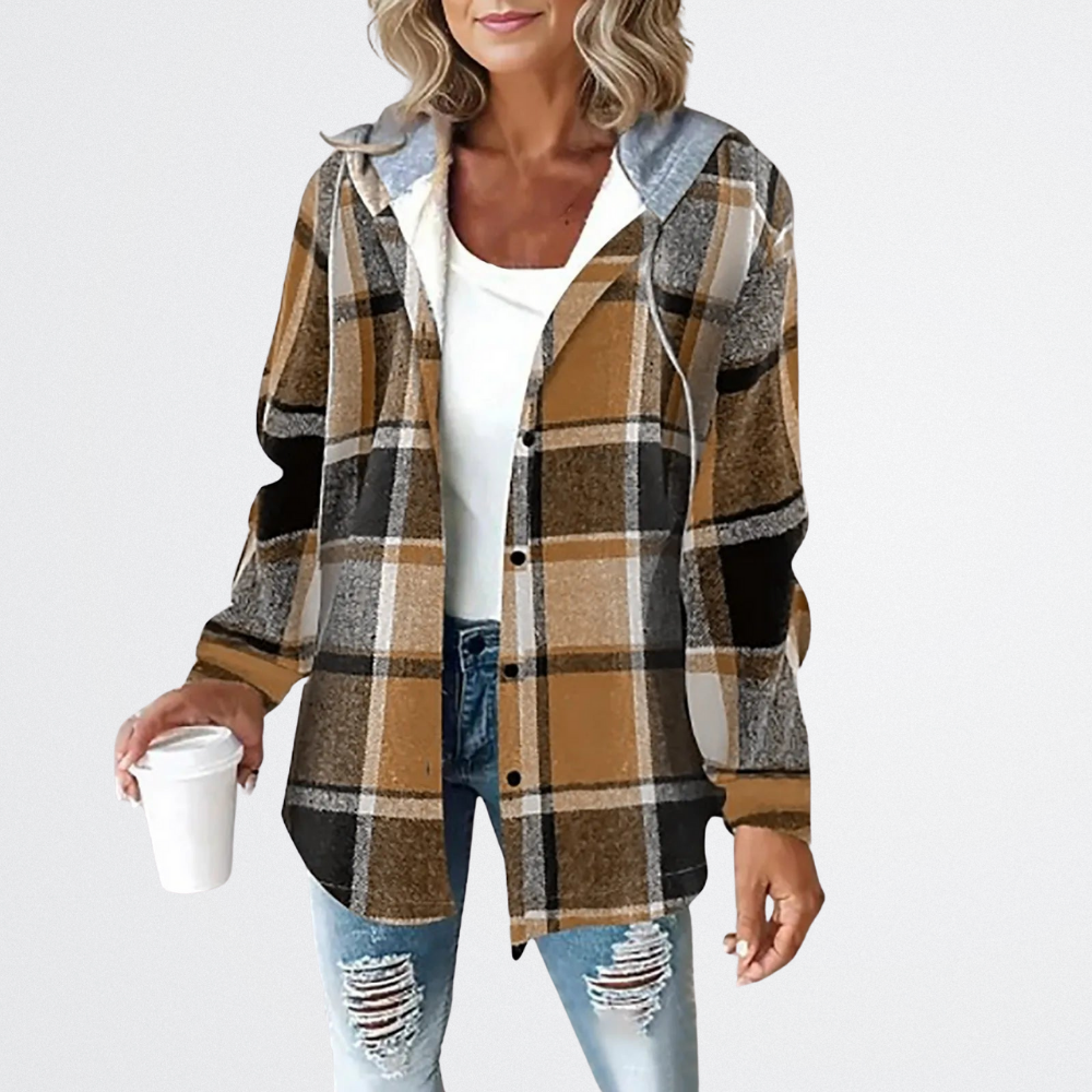 Elysia - Cozy Check Jacket