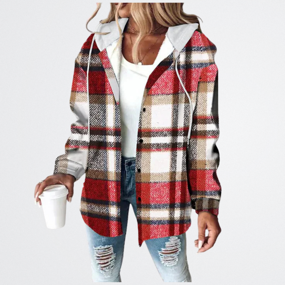 Elysia - Cozy Check Jacket