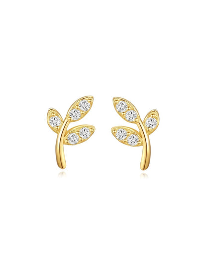 Mollie - Butterfly Earrings with Zirconia