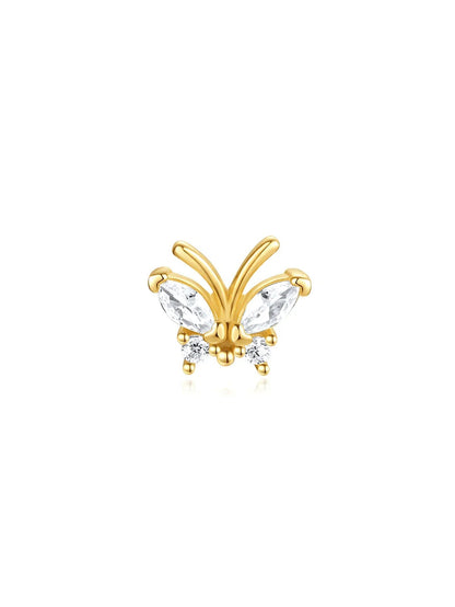 Mollie - Butterfly Earrings with Zirconia