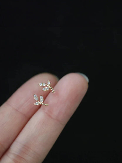 Mollie - Butterfly Earrings with Zirconia